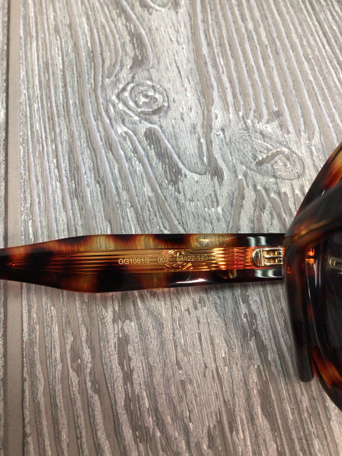 Gucci Round tortoise Sunglasses GG1081S 002 54 22 140 L